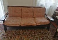 Conjunto de sofas, em madeira de lei... ANúNCIOS Bonsanuncios.pt