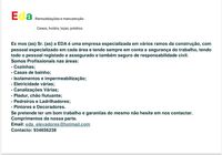 EDA Remodelações e manutenção... ANúNCIOS Bonsanuncios.pt